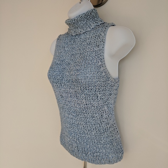 Sexy RALPH LAUREN open knit sleeveless top resort - Picture 3 of 8